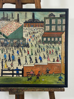 L S Lowry Football Painting by Lockyer Alsop