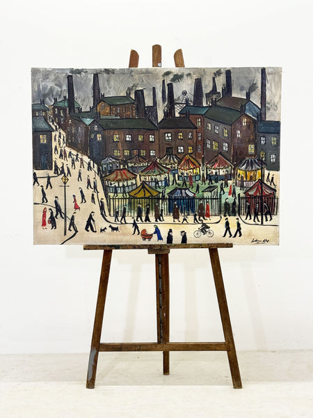 The Fairground, L S Lowry Painting by Lockyer Alsop