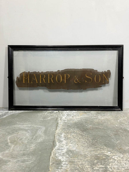 Advertising Sign Harrop & Son