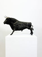 Vintage Papier-Mâché Bull Sculpture