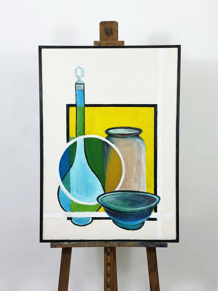 Vintage Still life Abstract Painting