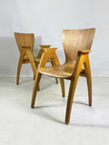 Vintage Philippe Starck Wooden Armchairs