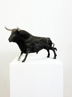Vintage Papier-Mâché Bull Sculpture