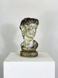 Weathered Classical Bust of Michelangelo's David