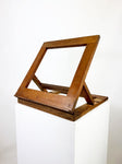 Large Vintage Wooden Table Top Adjustable Book Stand or Portable Easel