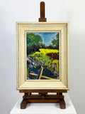 Mid Century Abstract Landscape Oil Painting