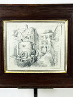 Early 20th Century Pencil Drawing