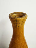 Mid Century Scandinavian Artisan Wooden Birch Bark Vase