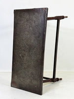 Copper Wrapped Antique Art Nouveau Console Table