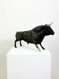 Vintage Papier-Mâché Bull Sculpture