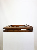 Large Vintage Wooden Table Top Adjustable Book Stand or Portable Easel