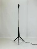 Mid Century Ebonised Tripod Floor Lamp