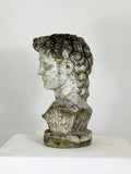 Weathered Classical Bust of Michelangelo's David