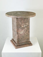 1960's Italian Marble Gallery Pedestal Stand