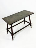 Copper Wrapped Antique Art Nouveau Console Table