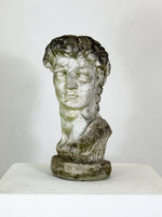 Weathered Classical Bust of Michelangelo's David