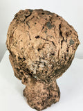 Cicely Dewe Fired Clay Bust Sculpture – 1966 Southampton Art Gallery Exhibition Piece