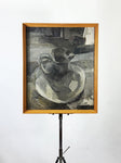 Large Vintage Swedish Still Life Oil Painting