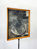 Large Vintage Swedish Still Life Oil Painting