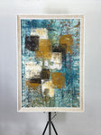 Vintage Cubist Abstract Painting