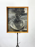 Large Vintage Swedish Still Life Oil Painting