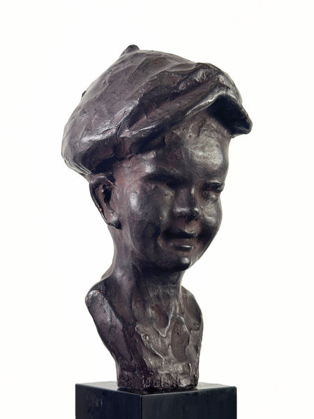 Sculpture of a Bust by Ernest Patris