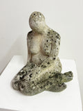 Signed Weathered Garden Statue in the Manner of Henry Moore