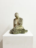Signed Weathered Garden Statue in the Manner of Henry Moore