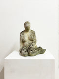 Signed Weathered Garden Statue in the Manner of Henry Moore