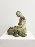 Signed Weathered Garden Statue in the Manner of Henry Moore