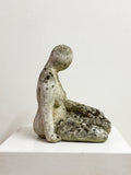 Signed Weathered Garden Statue in the Manner of Henry Moore