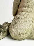 Signed Weathered Garden Statue in the Manner of Henry Moore