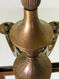 Art Deco Brass Chandelier