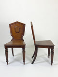 Pair of Mahogany Shield Back Chairs