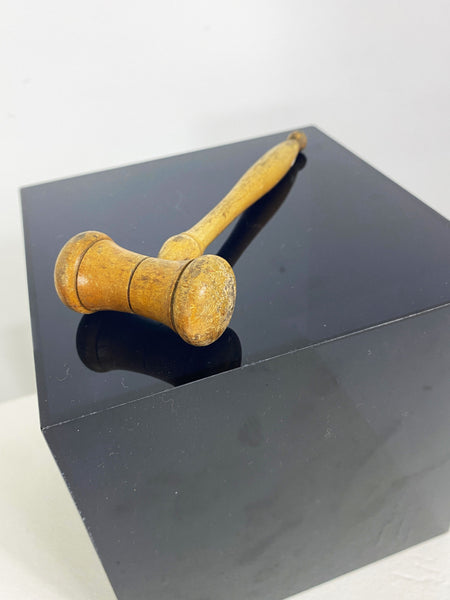 Small Vintage Auctioneers Wooden Gavel