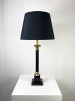 Black Artemis Column Table Lamp + Shade