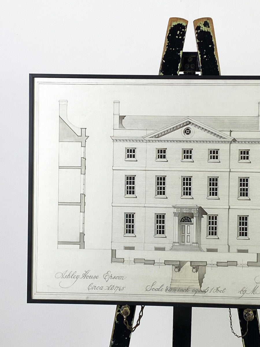 Vintage Architectural Scale Drawing & Survey