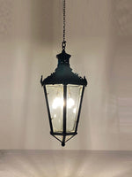 Large Vintage Black Hall Lantern