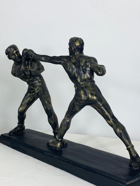 Vintage Boxing Sculpture