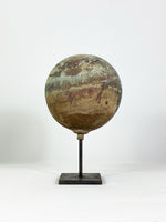 Vintage Copper Sphere with Patination