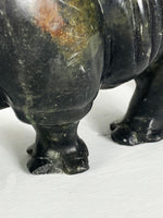 Vintage Carved Stone Rhino