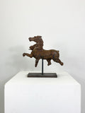 Antique Cast Iron Horse on Stand