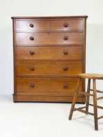 Tall Antique Mahogany Chest of Drawers