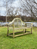 Silvered Lutyens Bench