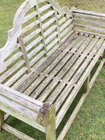 Silvered Lutyens Bench