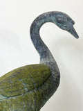 Pair of Vintage Zinc Geese