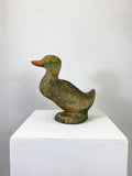 Weathered Garden Stone Duck