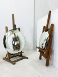 Mid Century Vintage Convex Mirrors