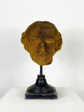 Vintage Terracotta Bust on Display Stand