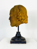 Vintage Terracotta Bust on Display Stand